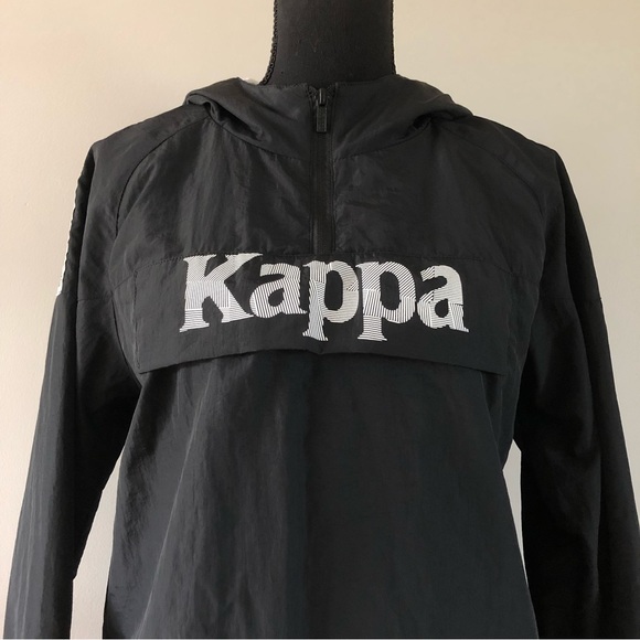 Women’s Kappa Black Pullover hooded Jacket size S - Picture 3 of 11
